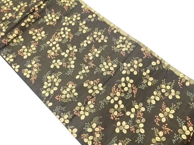 萩模様織出し袋帯【中古】【着】 宗sou