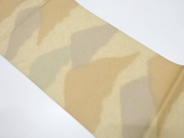 砂子綴れ山並模様織出し全通袋帯【中古】【着】 宗sou