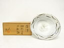 唐津焼 ボブ岡崎造 絵刷毛目 三彩 鉢【中古】【道】 宗sou