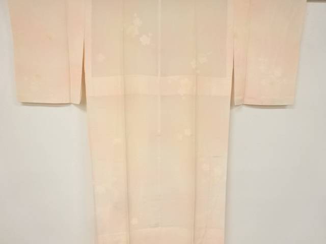 枝梅模様暈し単衣長襦袢【中古】【着】 宗sou