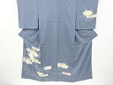 未使用品 地紙に群鶴・松模様訪問着【着】 宗sou