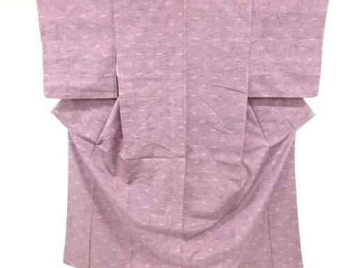 抽象模様織り出し手織り節紬着物【アンティーク】【中古】【着】 宗sou 抽象模様織り出し手織り節紬着物【アンティーク】【中古】【着】 宗sou