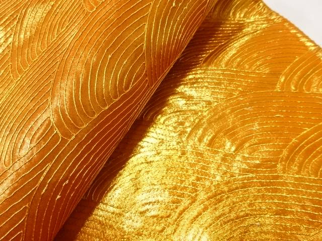 波模様刺繍袋帯（材料）【アンティーク】【中古】【着】 宗sou【Pnt】