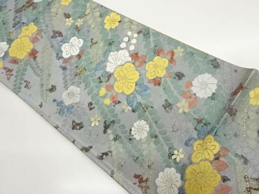 辻が花模様織出し袋帯【中古】【着】 宗sou 辻が花模様織出し袋帯【中古】【着】 宗sou