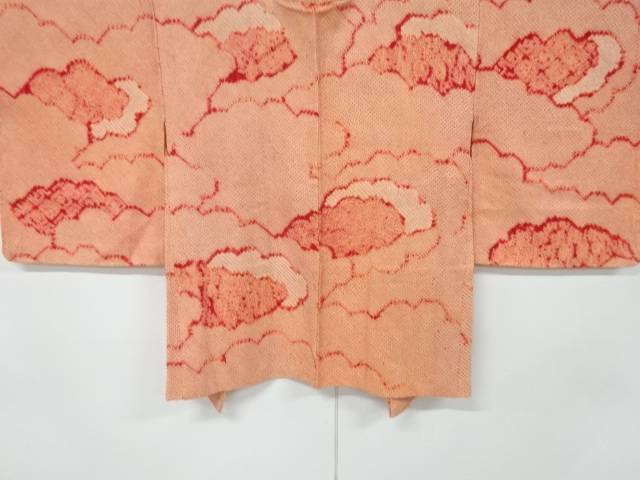 本総絞り雲に古典柄羽織【アンティーク】【中古】【着】 宗sou