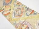 佐賀錦 格天井花鳥図織り出し 袋帯【中古】【着】 宗sou