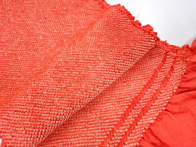 正絹　振袖用　絞り　帯揚げ【中古】【着】 宗sou