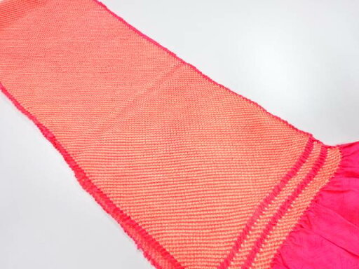 正絹 振袖用 絞り 帯揚げ【中古】【着】 宗sou 正絹 振袖用 絞り 帯揚げ【中古】【着】 宗sou