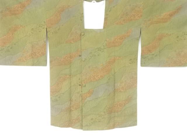 道長取りに花唐草模様道行コート【中古】【着】 宗sou