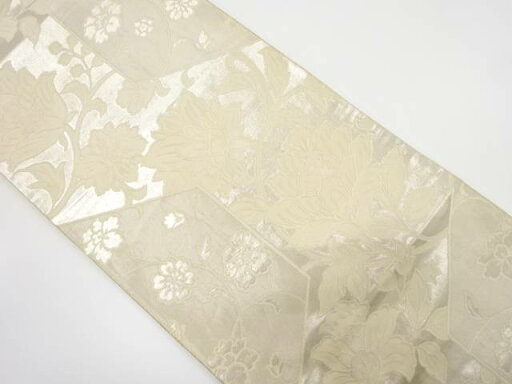 花唐草模様織り出し袋帯(材料)【アンティーク】【中古】【着】 宗sou 花唐草模様織り出し袋帯(材料)【アンティーク】【中古】【着】 宗sou