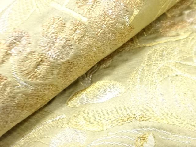 時代人物・風景模様織り出し袋帯（材料）【アンティーク】【中古】【着】 宗sou