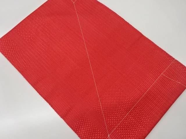 未使用品 本場筑前博多幾何学模様織出し名古屋帯【着】 宗sou