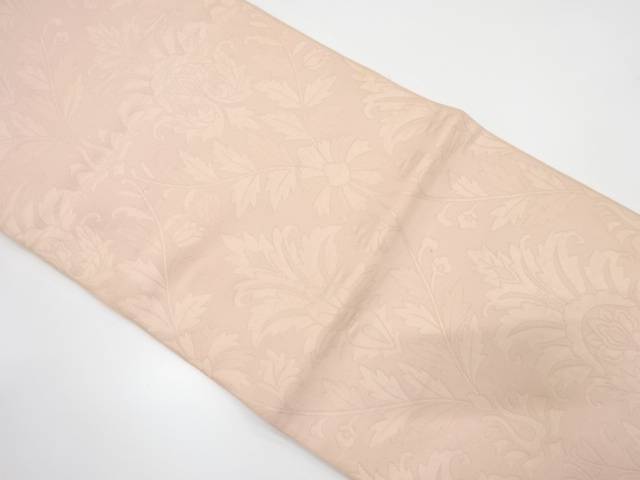 花更紗模様織り出し袋帯（材料）【アンティーク】【中古】【着】 宗sou