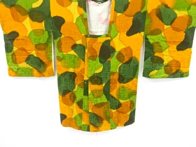 抽象模様道行コート【中古】【着】 宗sou(4)
