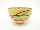 香泉造 金彩色絵 茶碗【中古】【道】 宗sou【spoff】