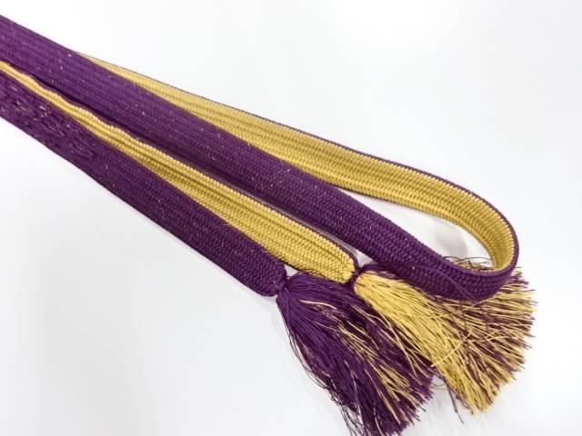 正絹　手組帯締め【中古】【着】 宗sou