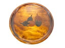 讃岐彫 茄子 丸盆【中古】【道】 宗sou