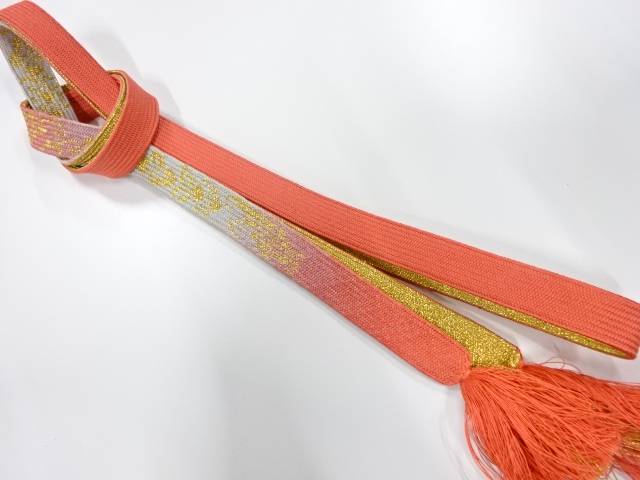 正絹　手組帯締め【中古】【着】 宗sou