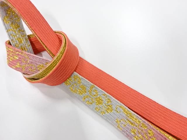 正絹　手組帯締め【中古】【着】 宗sou