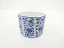 玉春堂造 花唐草 茶巾筒【中古】【道】 宗sou