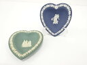 WEDGWOOD ウェッジウッド ジャスパー ハートトレイ 2個セット【中古】【道】 宗sou