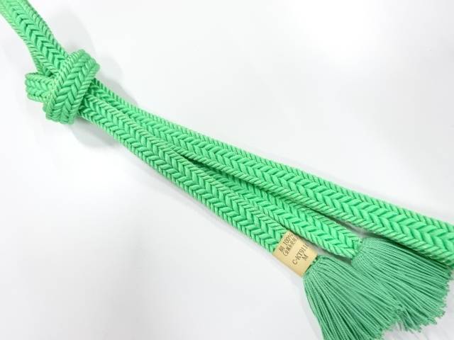 未使用品　正絹　撚り房　手組帯締め【着】 宗sou
