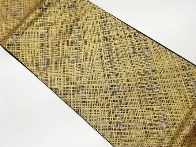 襷模様織出し袋帯【中古】【着】 宗sou
