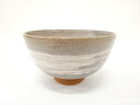 作家物 刷毛目 茶碗【中古】【道】 宗sou