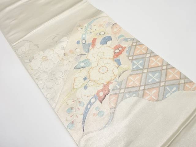 辻ヶ花模様 刺繍 袋帯【中古】【着】 宗sou