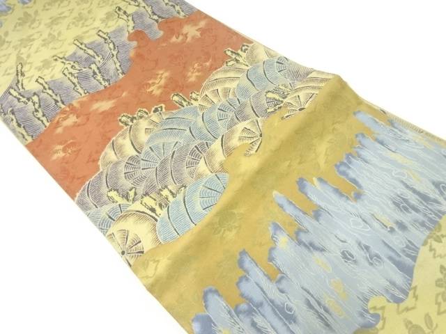 名物裂織出し袋帯【中古】【着】 宗sou