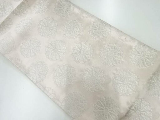 菊模様織出し袋帯【中古】【着】 宗sou 菊模様織出し袋帯【中古】【着】 宗sou
