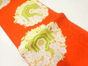 未使用品 亀甲に桜・楓模様織出し袋帯(未仕立て)【着】 宗sou(4)
