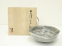 唐津焼 中里隆造 三島鉢(共箱)【中古】【道】 宗sou