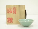 韓国陶窯 東谷 金正黙造 高麗青磁酒盃(共箱)【中古】【道】 宗sou