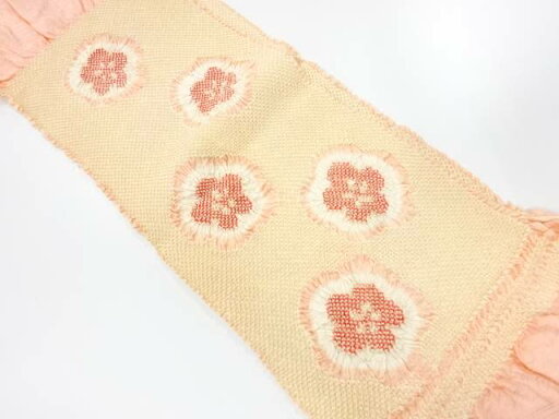 正絹 絞り 帯揚げ【中古】【着】 宗sou 正絹 絞り 帯揚げ【中古】【着】 宗sou