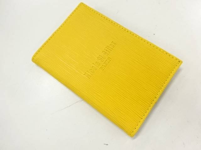 型押し木目模様保険証入れ【リサイクル】【中古】【着】 宗sou【Pnt】