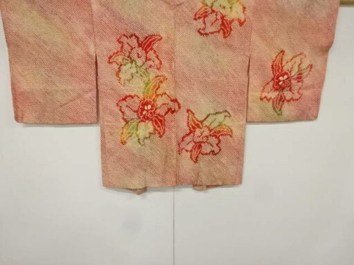 本総絞り花模様暈し絵羽織【中古】【着】 宗sou 本総絞り花模様暈し絵羽織【中古】【着】 宗sou