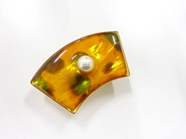 パール　帯留め【アンティーク】【中古】【着】 宗sou