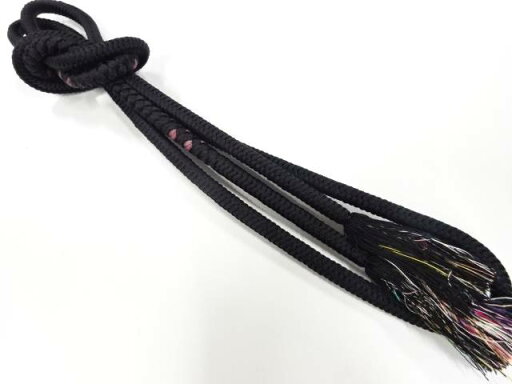 正絹 手組帯締め【リサイクル】【中古】【着】 宗sou【Pnt】 正絹 手組帯締め【リサイクル】【中古】【着】 宗sou【Pnt】