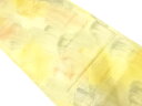 抽象模様織出し袋帯(材料)【アンティーク】【中古】【着】 宗sou【Pnt】