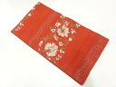 未使用品 花唐草模様織出し名古屋帯【着】 宗sou【Pnt】
