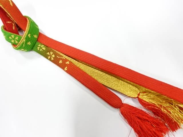 正絹　手組帯締め【中古】【着】 宗sou