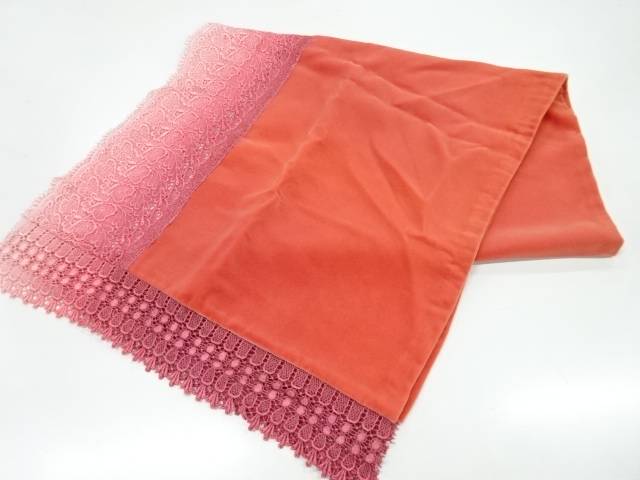 ビロードレース草花模様ショール【リサイクル】【中古】【着】 宗sou
