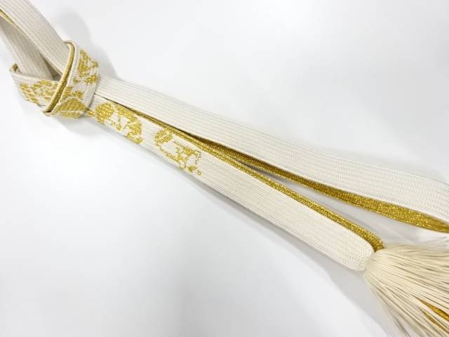 正絹　撚り房　手組帯締め【中古】【着】 宗sou