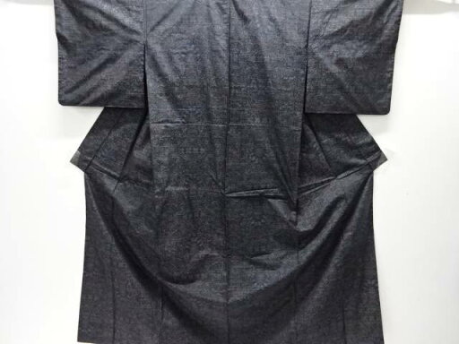 花更紗模様織り出し本場泥大島紬着物【大正ロマン】【中古】【着】 宗sou 花更紗模様織り出し本場泥大島紬着物【大正ロマン】【中古】【着】 宗sou