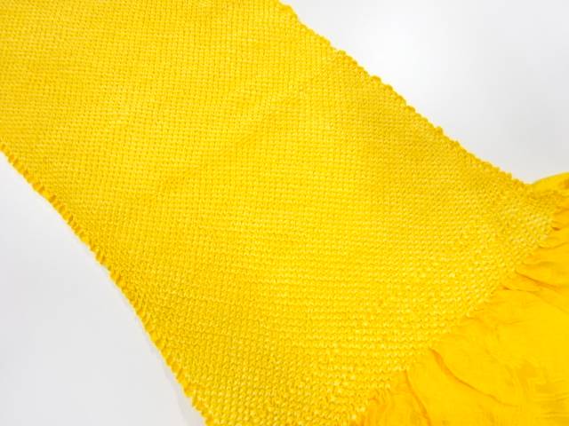 正絹　振袖用　絞り　帯揚げ【中古】【着】 宗sou