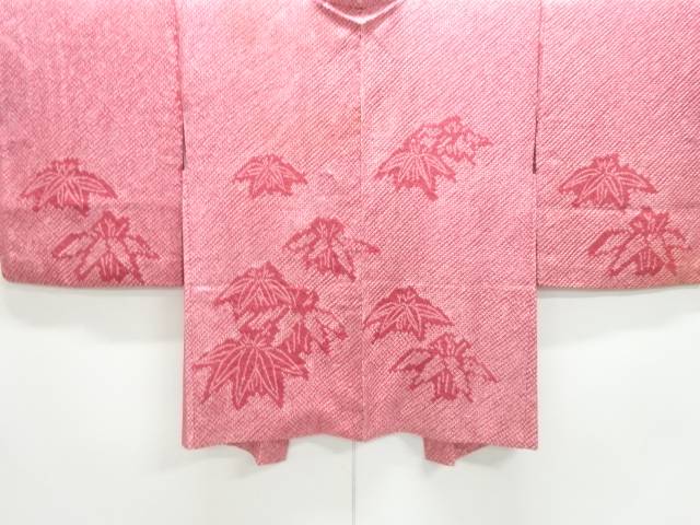 本総絞り笹模様絵羽織【アンティーク】【中古】【着】 宗sou