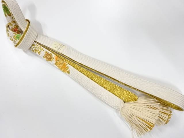 未使用品　正絹　撚り房　手組帯締め【着】 宗sou