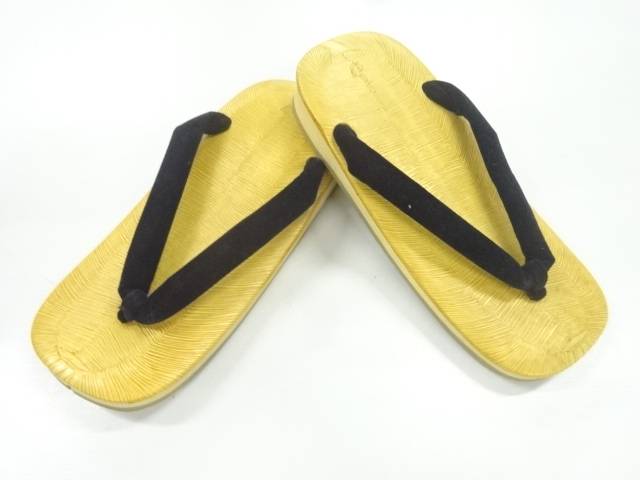 男物鼻緒ビロード畳表風雪駄(24センチ)【中古】【着】 宗sou【Pnt】
