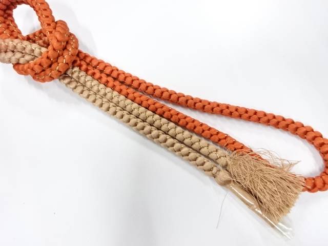 未使用品　正絹　手組帯締め【着】 宗sou